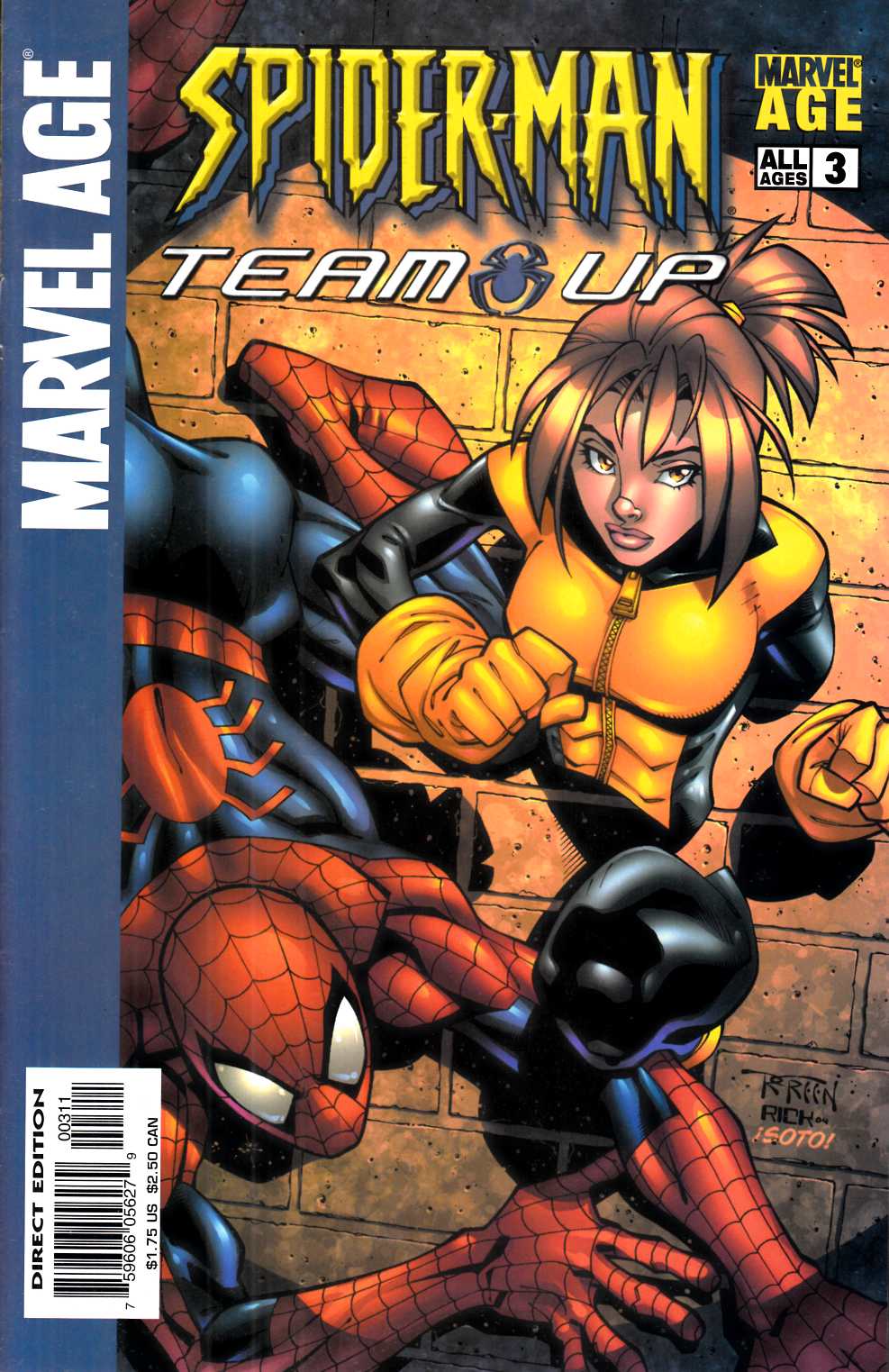 Marvel Age Spider-Man Team-Up #3 Very Fine (8.0) [Marvel Comic] THUMBNAIL