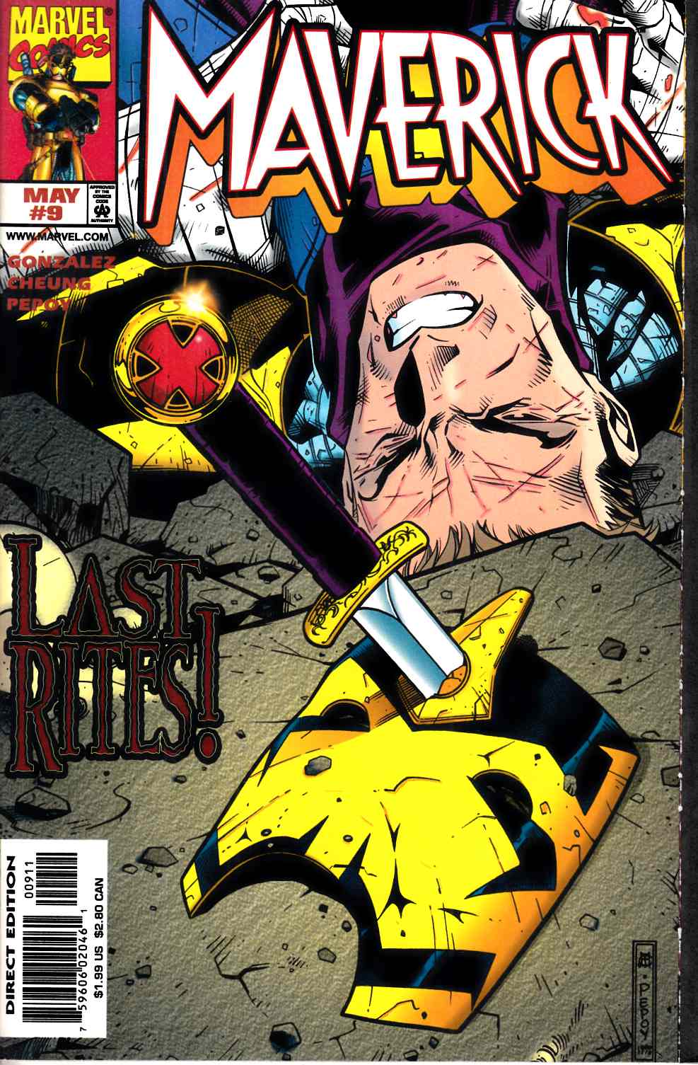 Maverick #9 Near Mint (9.4) [Marvel Comic] LARGE