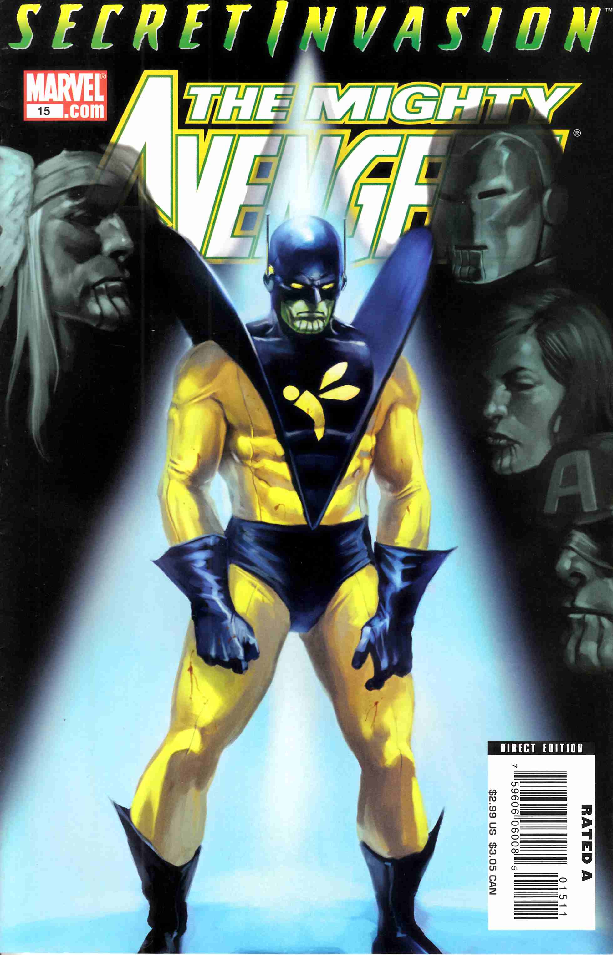 Mighty Avengers #15 Fine (6.0) [Marvel Comic] LARGE