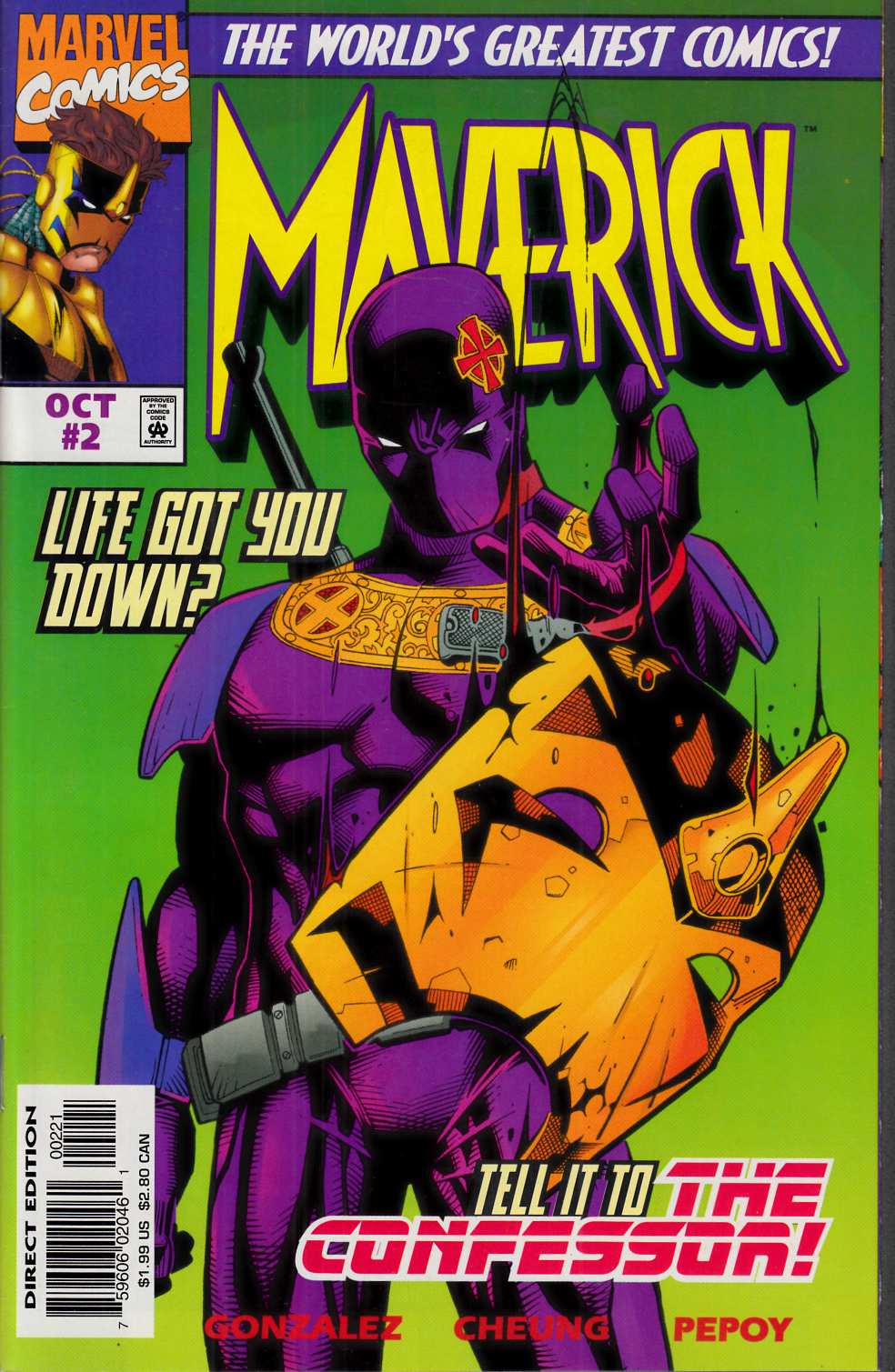 Maverick #2 Cover B Near Mint (9.4) [Marvel Comic] THUMBNAIL