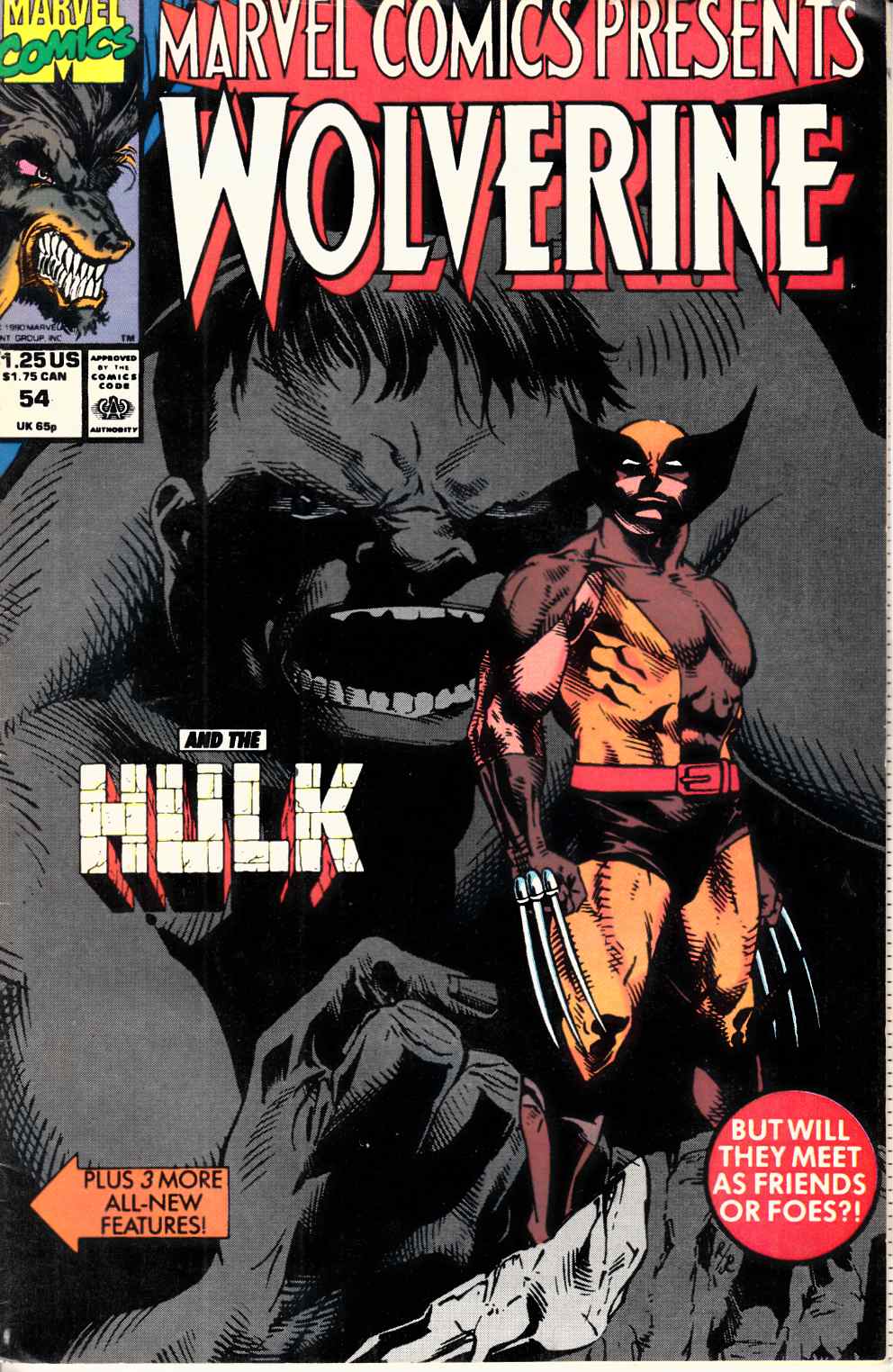 Marvel Comics Presents #54 Very Fine (6.0) [Marvel Comic] THUMBNAIL