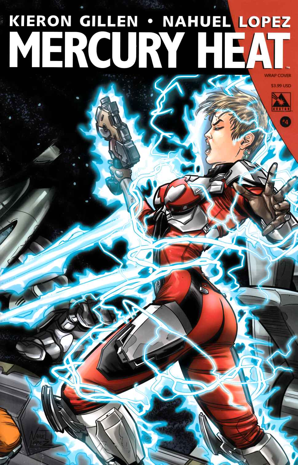 Mercury Heat #4 Wrap Cover [Avatar Comic] LARGE