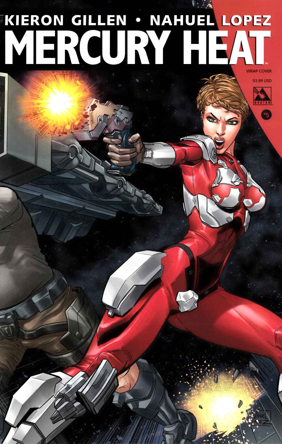 Mercury Heat #5 Wrap Variant Cover [Avatar Comic] LARGE