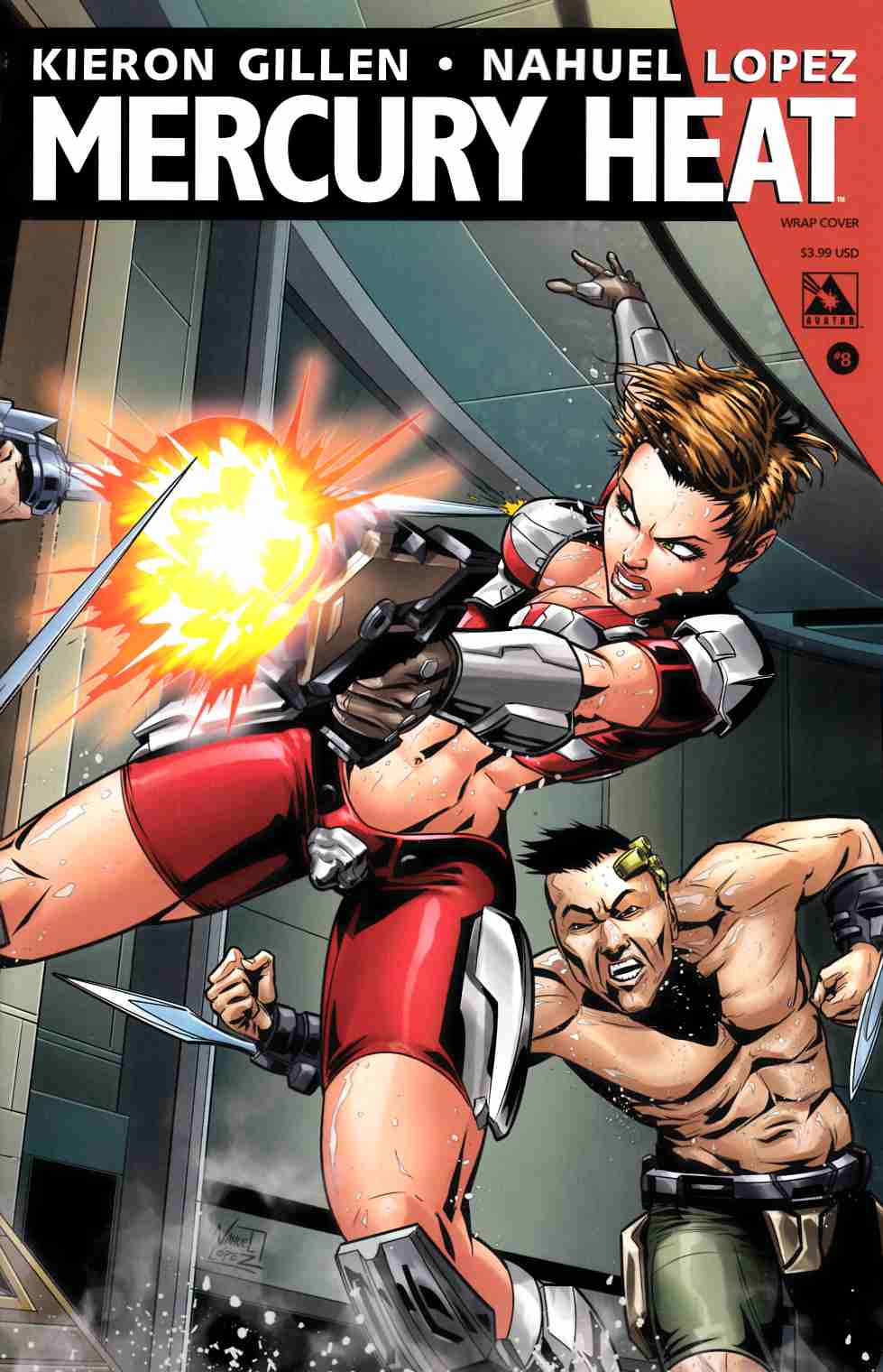 Mercury Heat #8 Wrap Cover [Avatar Comic] LARGE