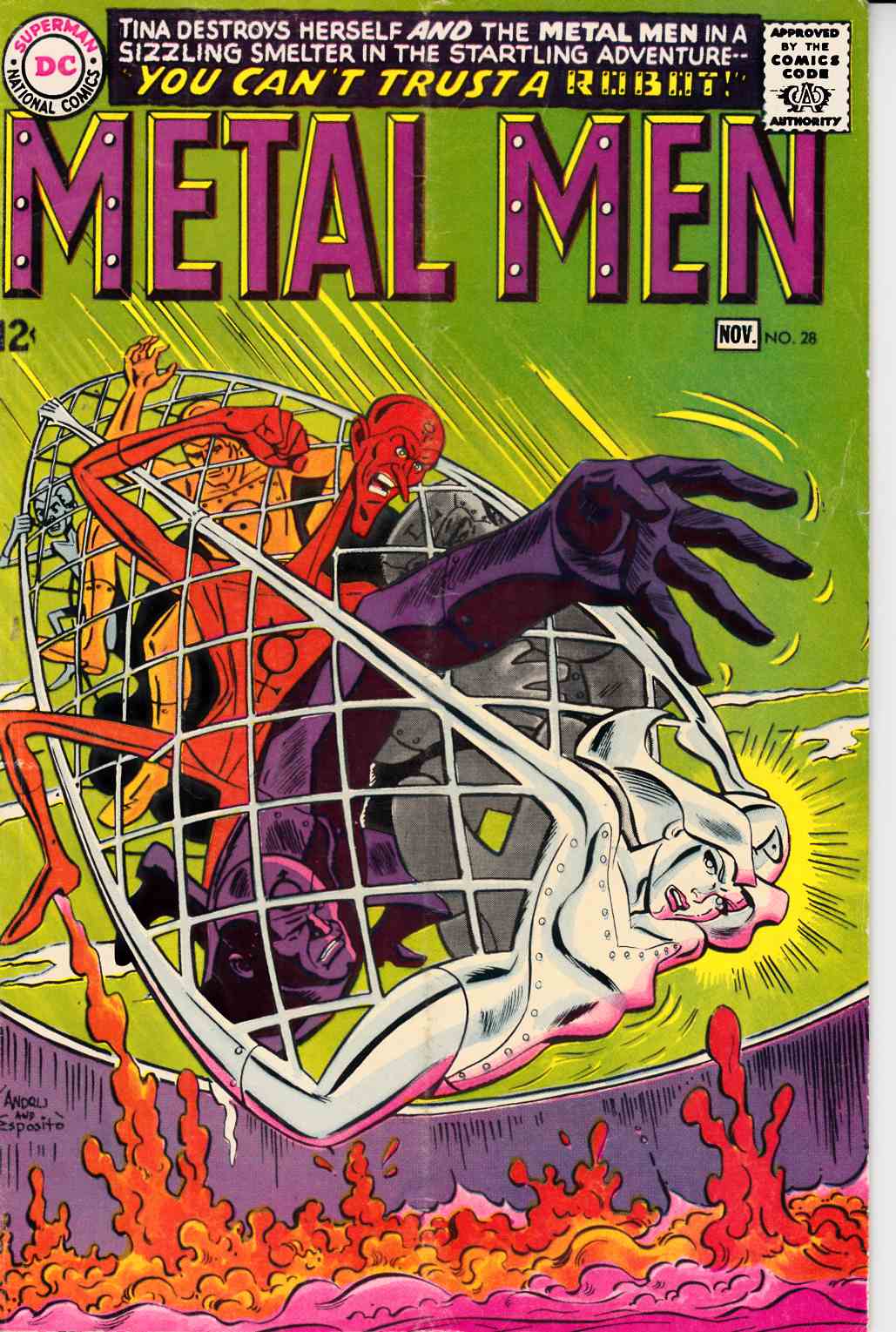 Metal man. Комикс Metal men. Метал мены DC. Обложка альбома комикс.