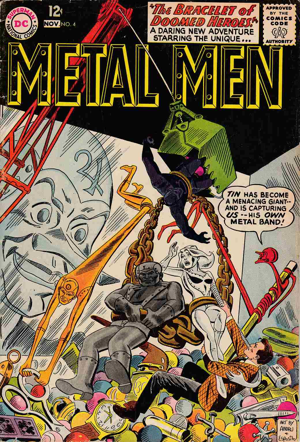 Metal Men #4 Very Good (4.0) [DC Comic] THUMBNAIL