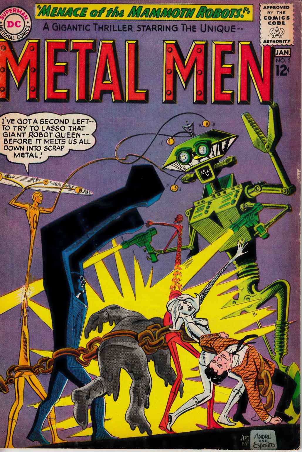 Metal Men #5 Good Plus (2.5) [DC Comic] THUMBNAIL