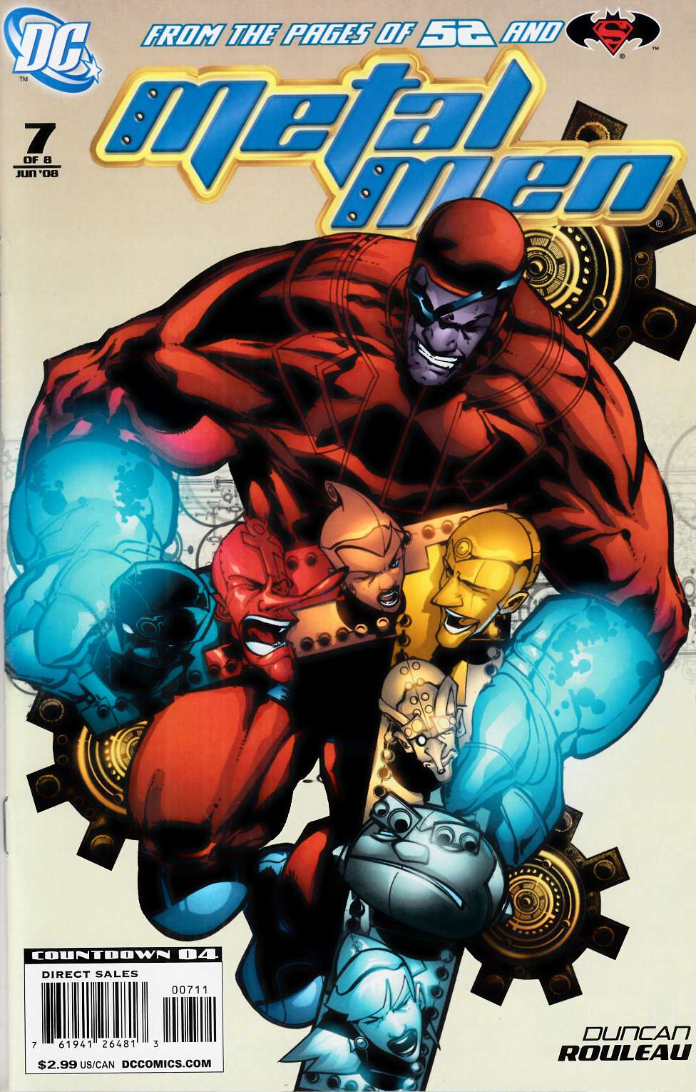 Metal Men #7 Near Mint (9.4) [DC Comic] LARGE