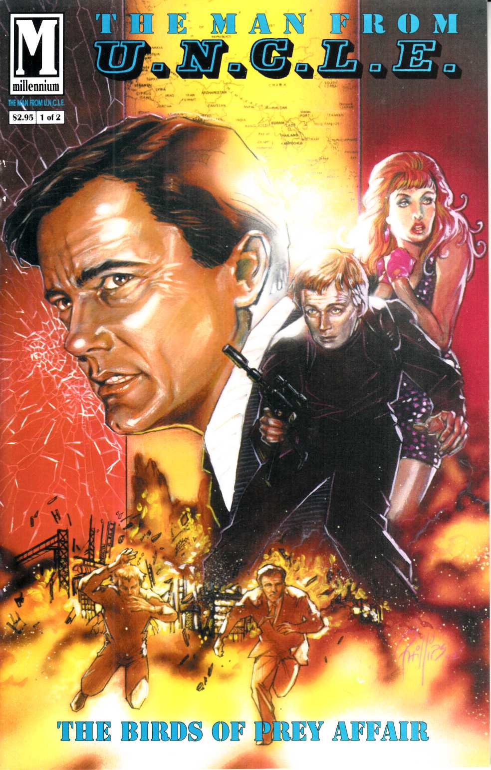 Man from UNCLE The Birds of Prey Affair #1 Very Fine (8.0) [Millennium Comic] LARGE