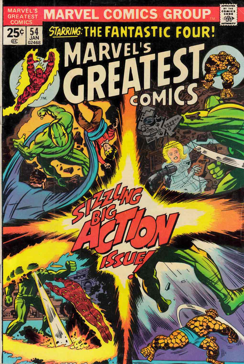 Marvel's Greatest Comics #54 Fine (6.0) [Marvel Comic] THUMBNAIL