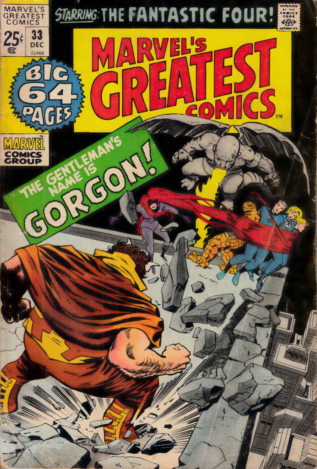 Marvel's Greatest Comics #33 Good Plus (2.5) [Marvel Comic] THUMBNAIL