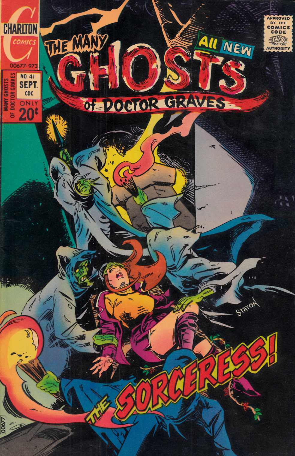 Many Ghosts of Doctor Graves #41 Fine Plus (6.5) [Charlton Comic] LARGE