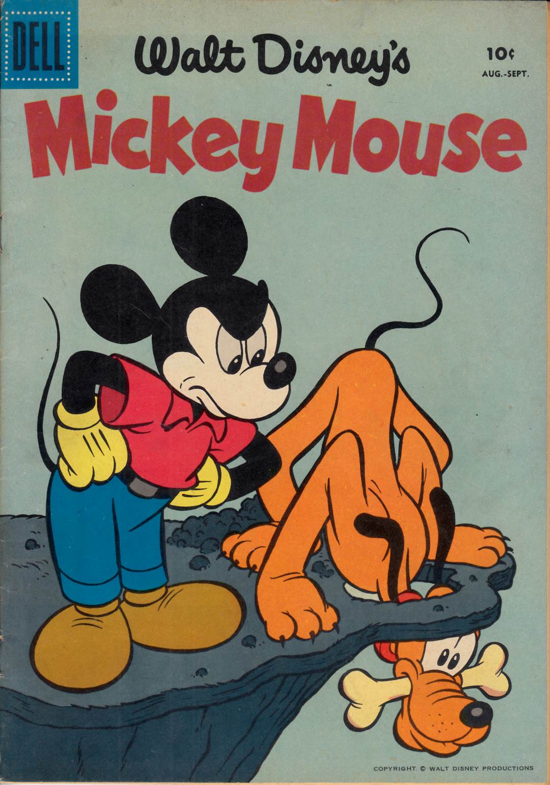 Mickey Mouse #61 Fine Plus (6.5) [Dell Comic] LARGE