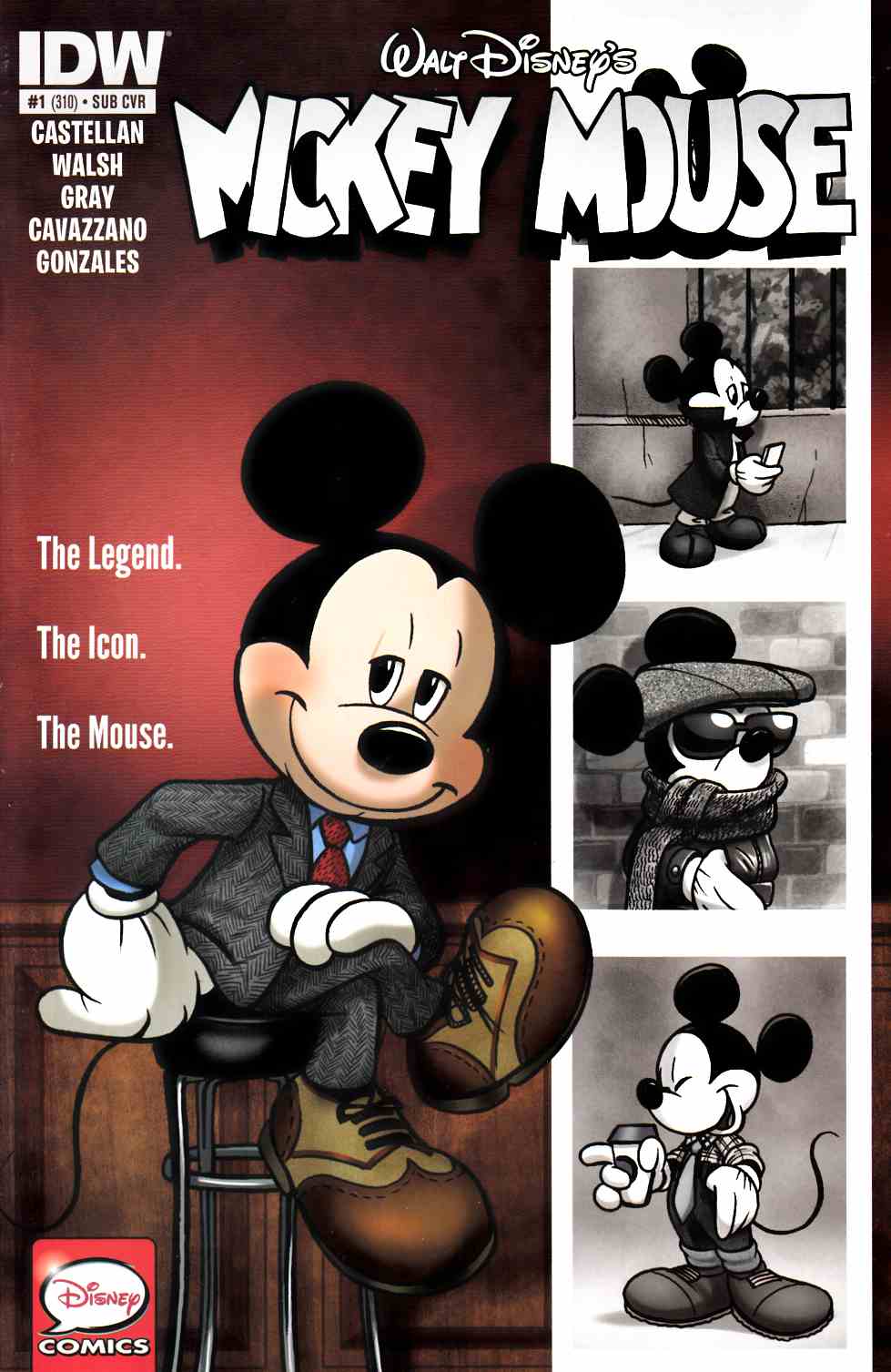 Mickey Mouse #1 Subscription Cover [IDW Comic] THUMBNAIL