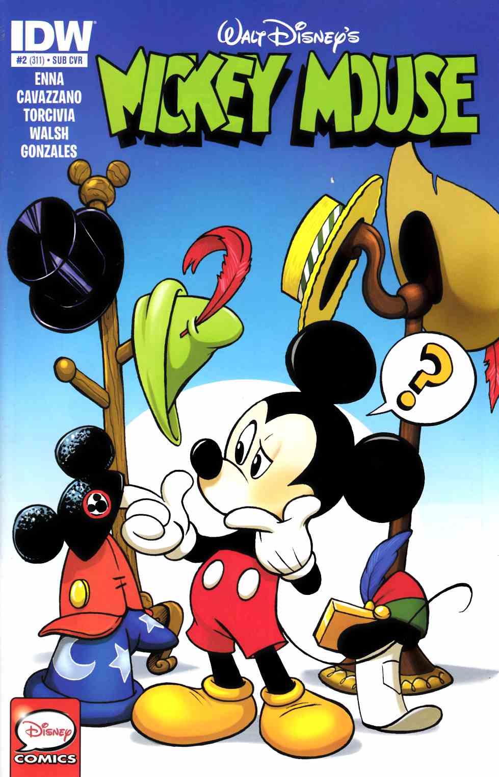 Mickey Mouse #2 Subscription Cover [IDW Comic] LARGE