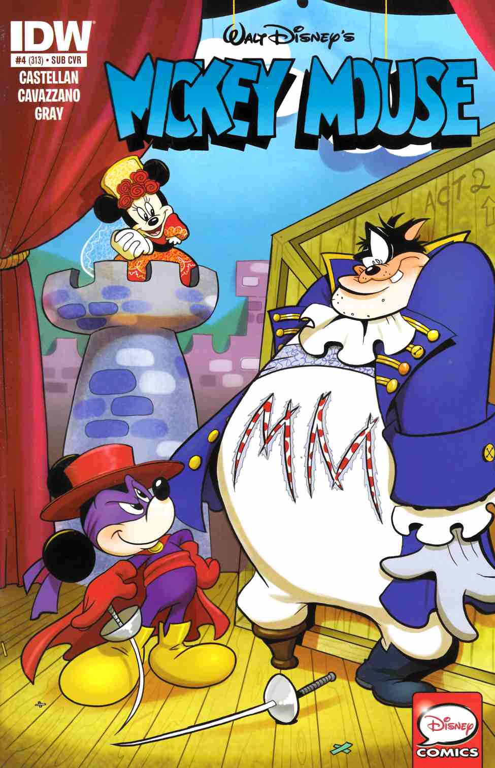 Mickey Mouse #4 Subscription Cover [IDW Comic] LARGE
