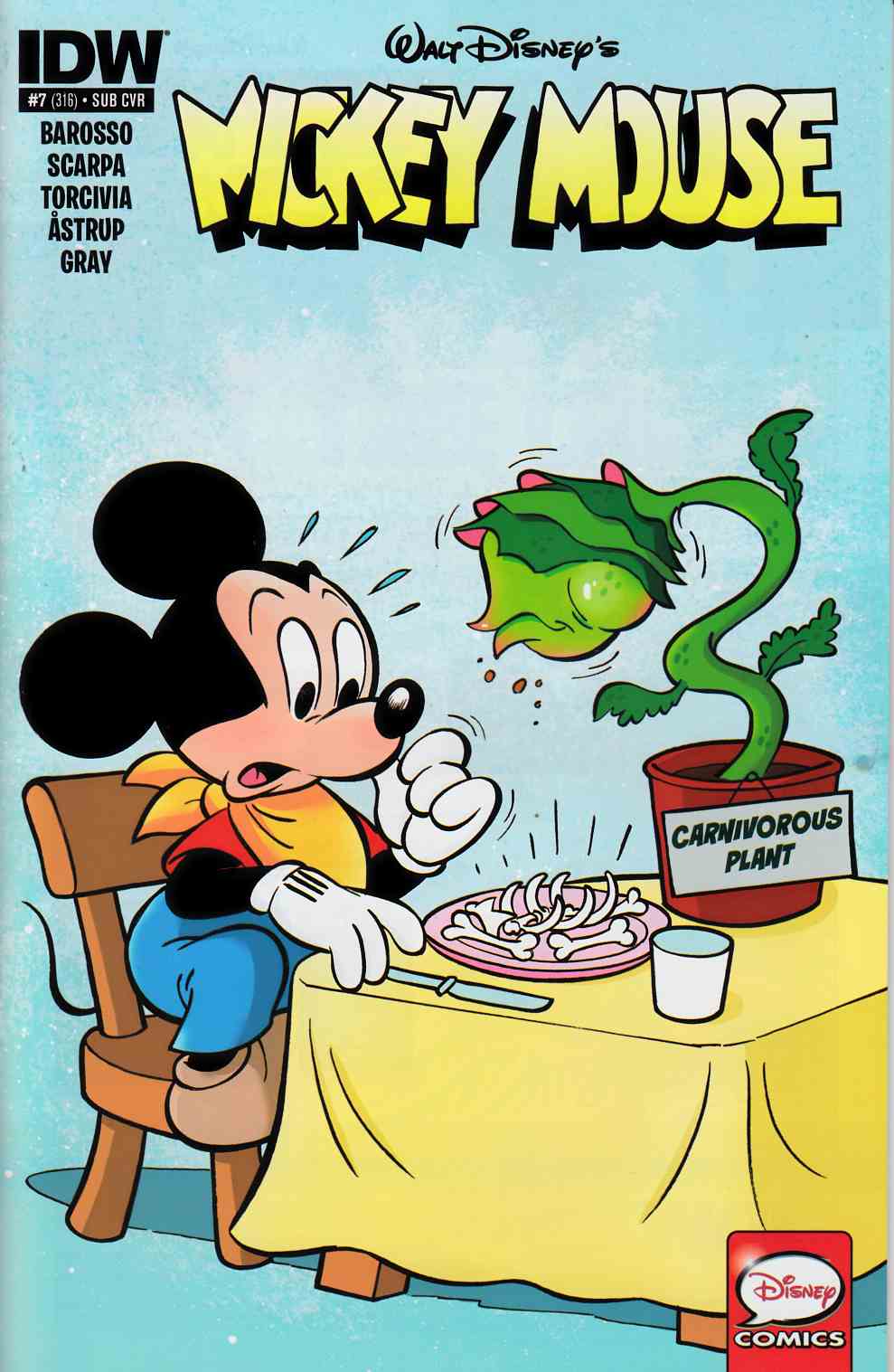 Mickey Mouse #7 Subscription Cover [IDW Comic] THUMBNAIL