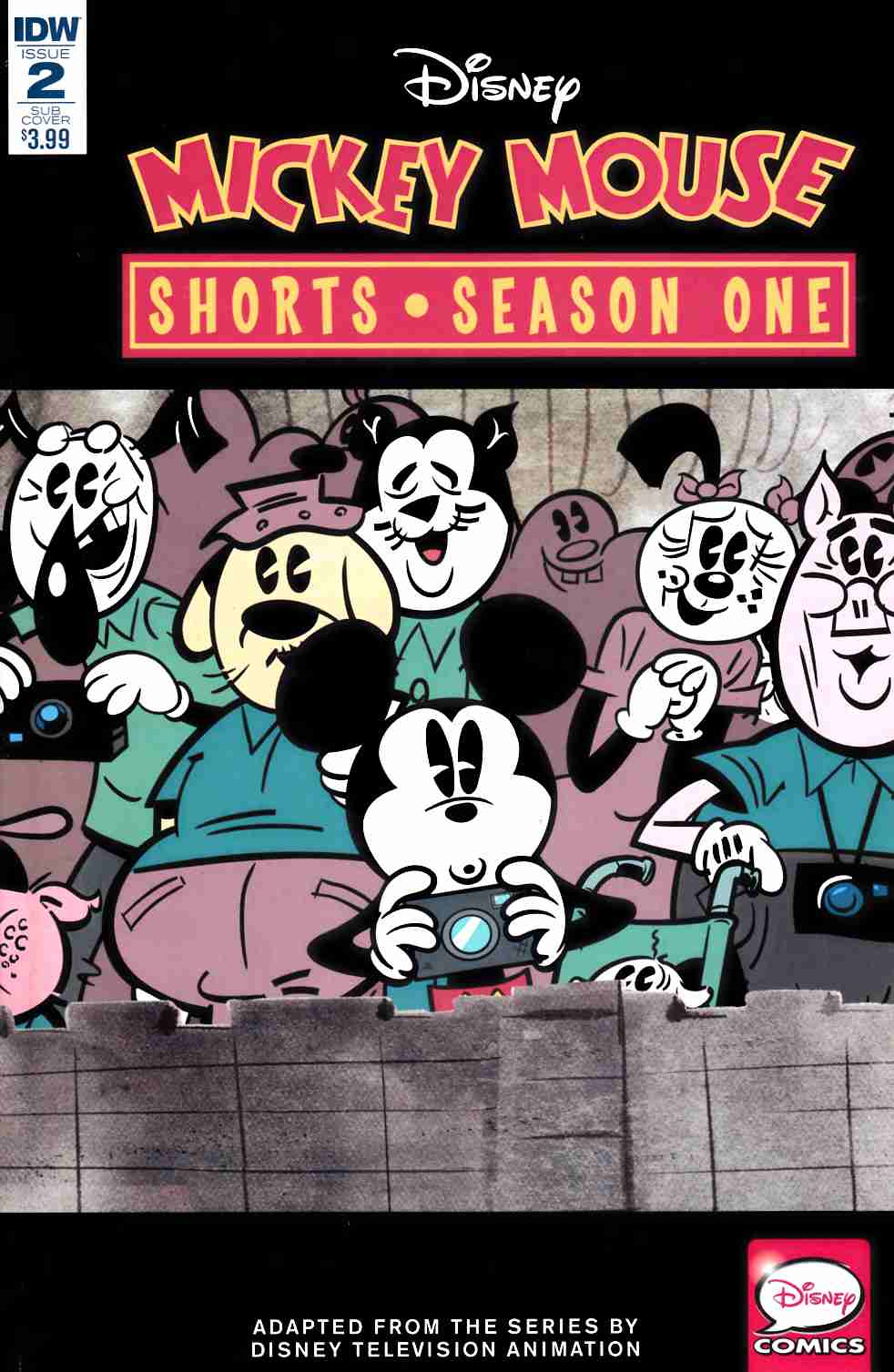 Mickey Mouse Shorts Season 1 2 Subscription Cover [IDW Comic