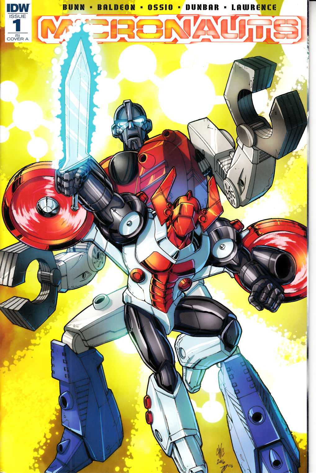 Micronauts #1 Cover RIA Coller Variant Cover [IDW Comic] LARGE