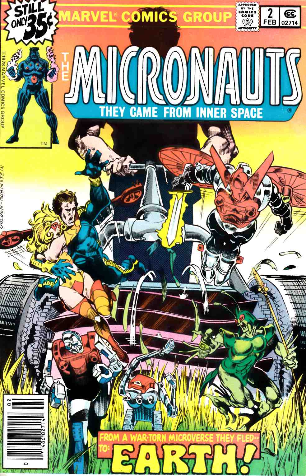 Micronauts #2 Very Fine (8.0) [Marvel Comic] LARGE