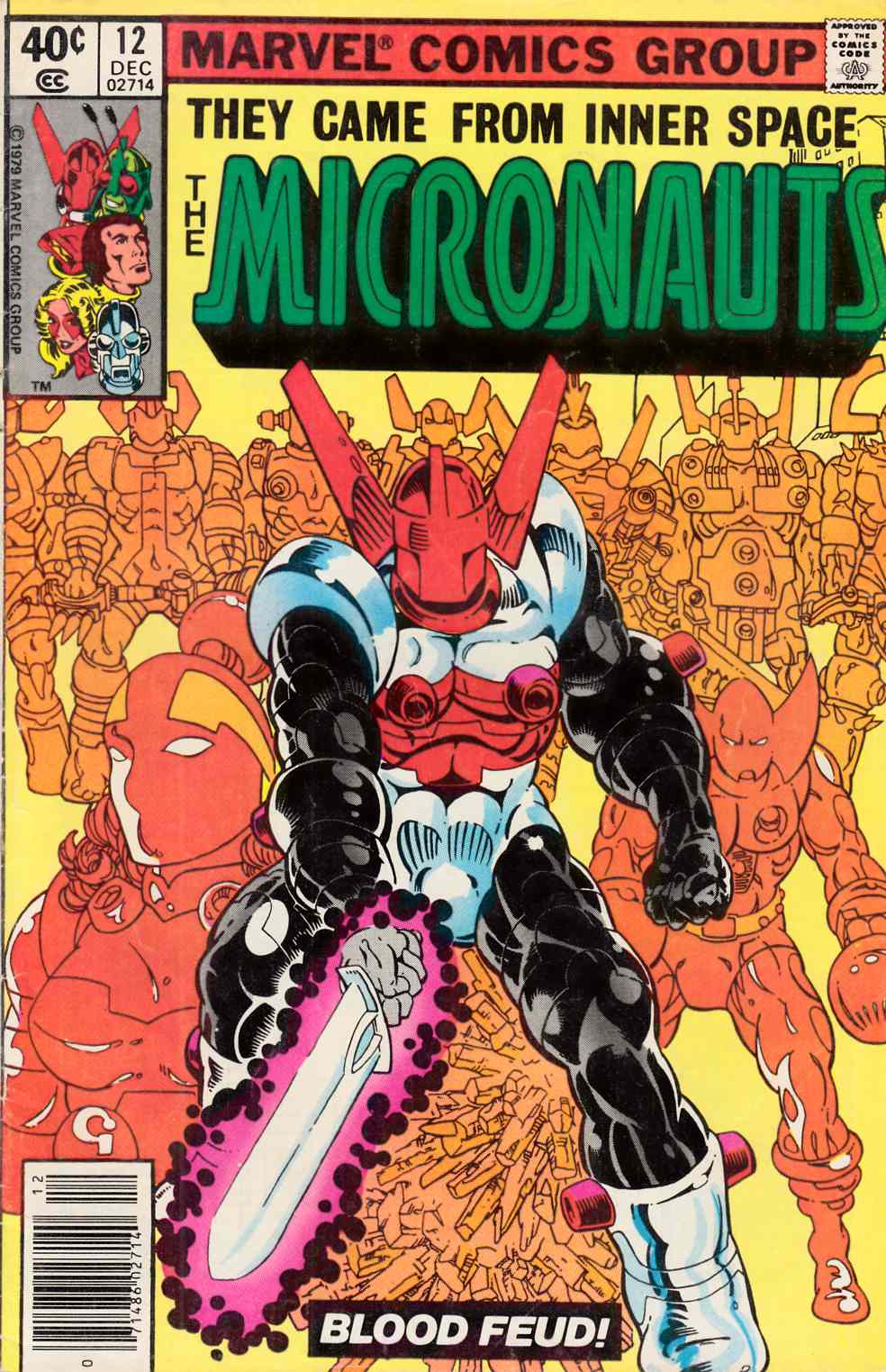 Micronauts #12 Very Good (4.0) [Marvel Comic] THUMBNAIL
