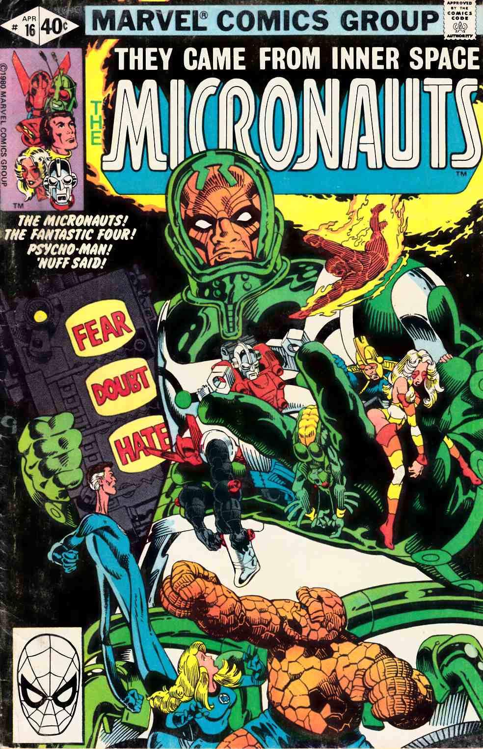 Micronauts #16 Very Good (4.0) [Marvel Comic] THUMBNAIL