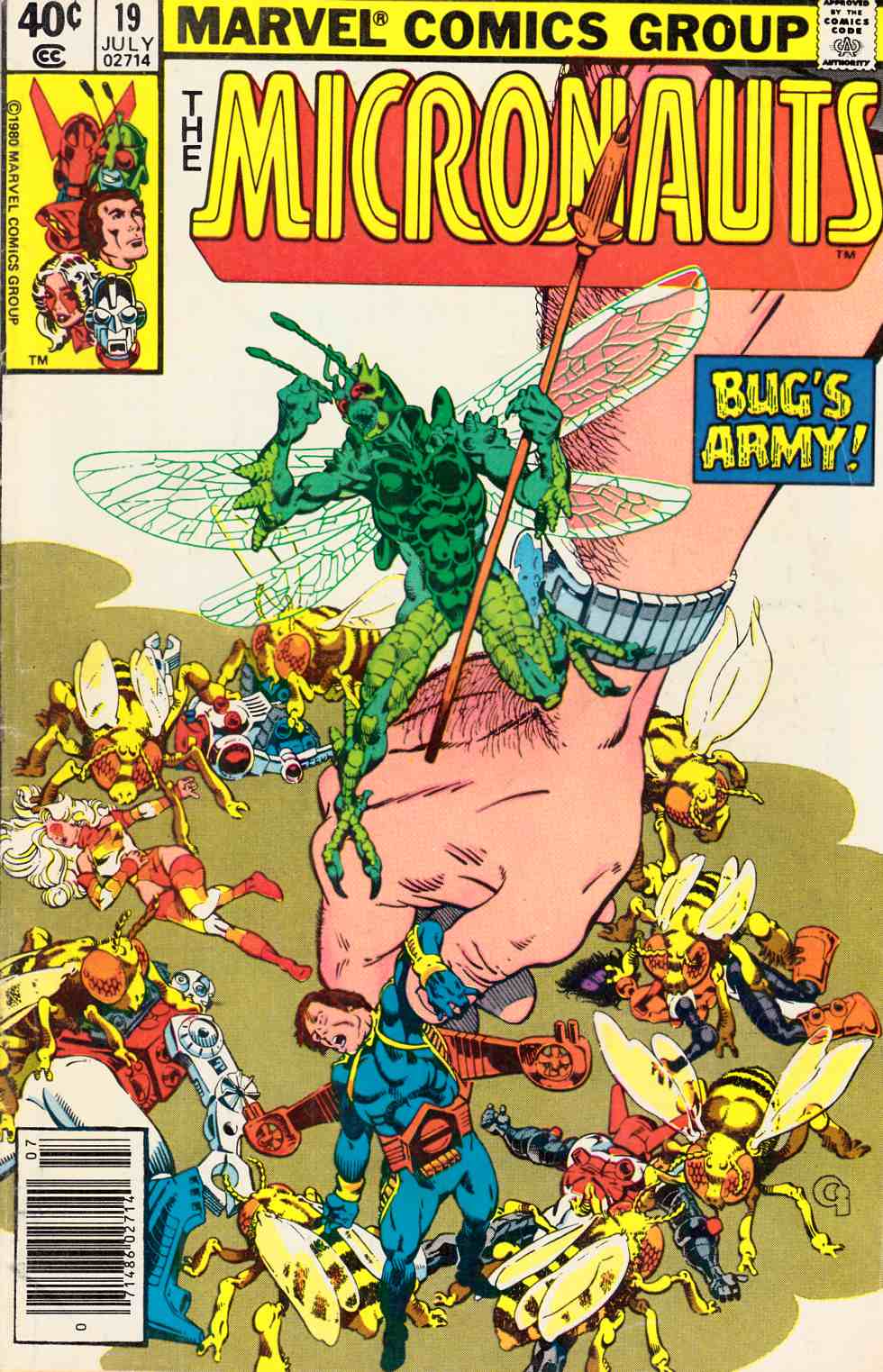 Micronauts #19 Newsstand Edition Very Good (4.0) [Marvel Comic] THUMBNAIL