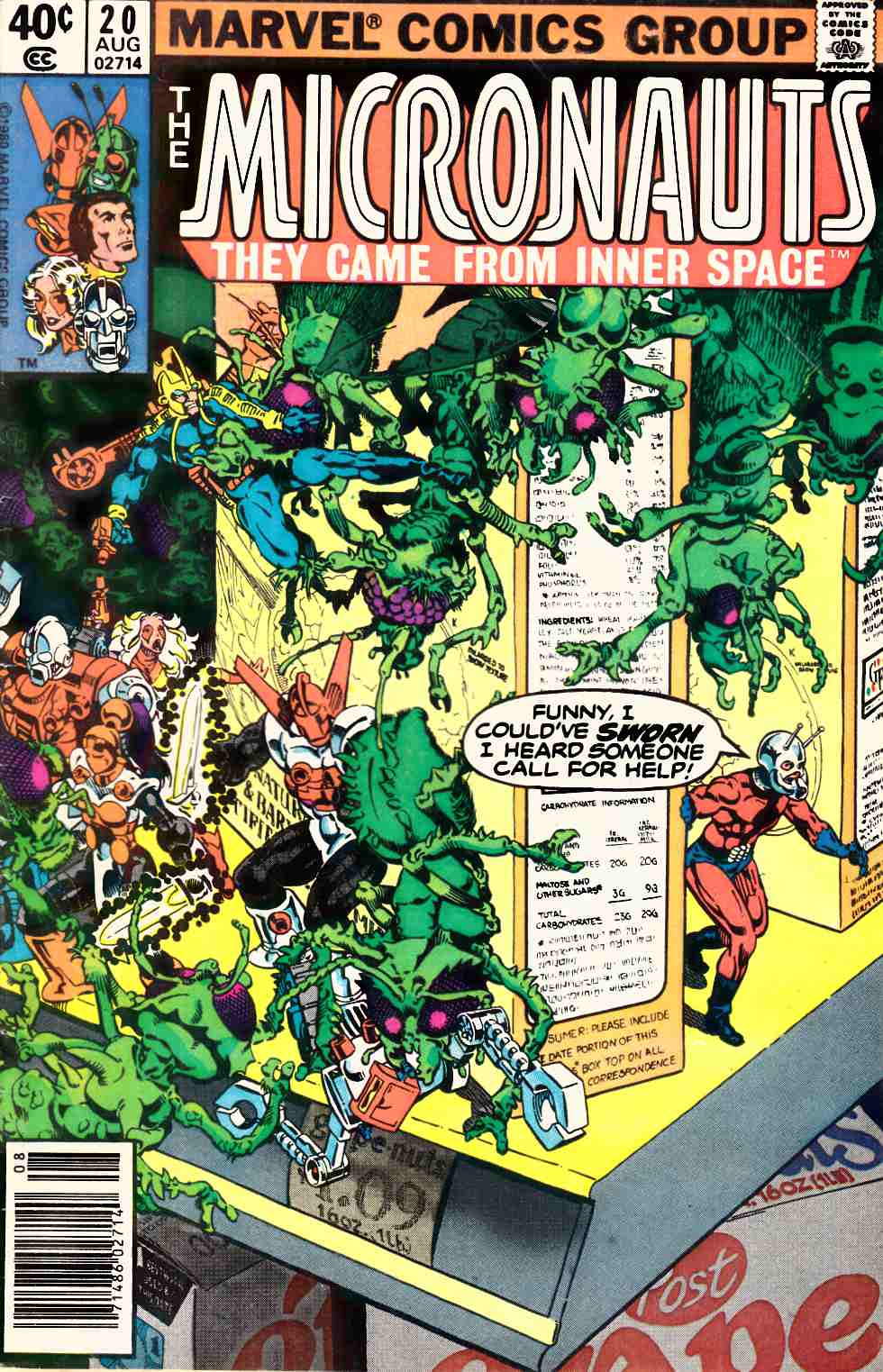 Micronauts #20 Newsstand Edition Very Good (4.0) [Marvel Comic] THUMBNAIL