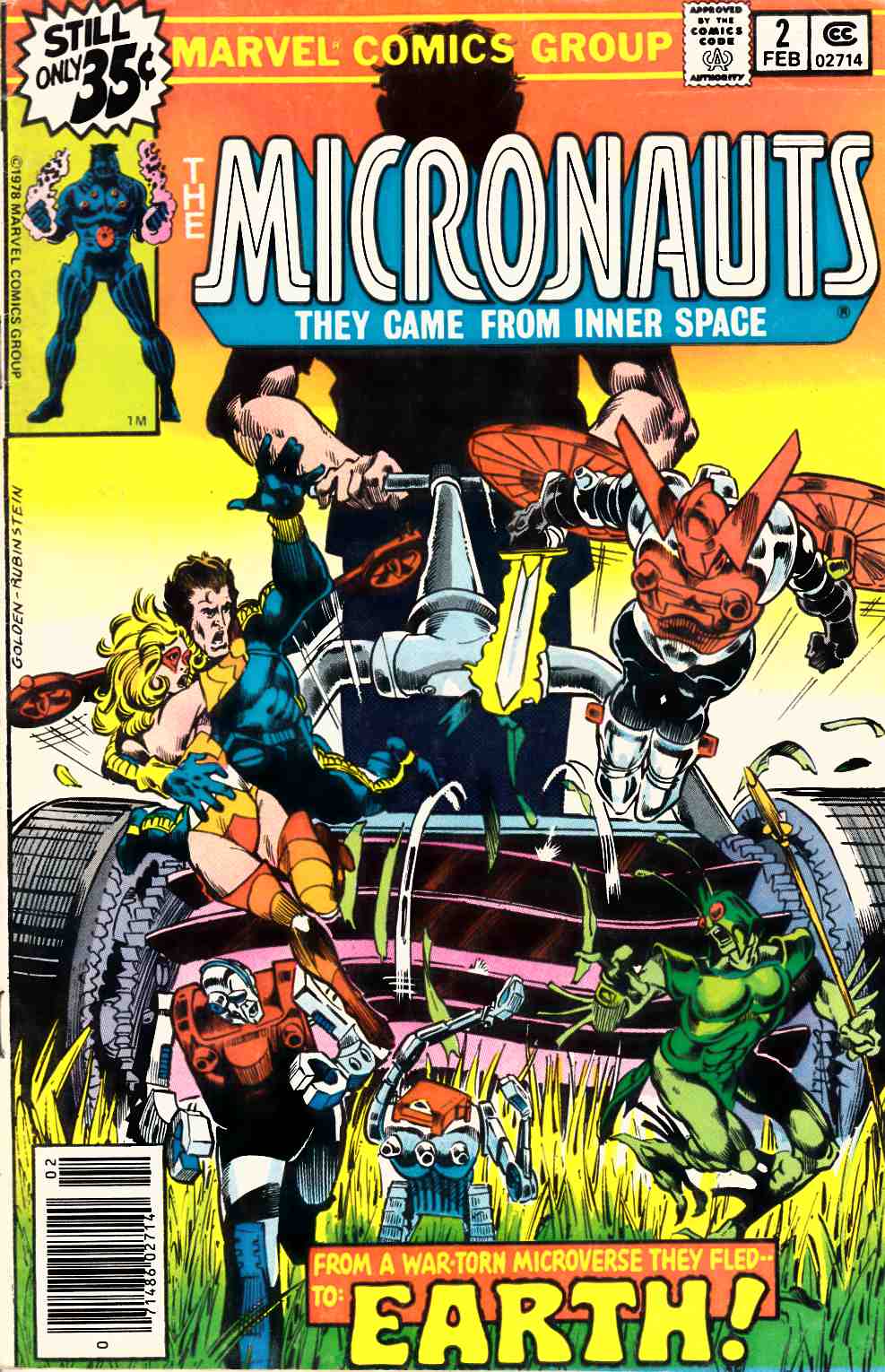 Micronauts #2 Fine (6.0) [Marvel Comic] LARGE