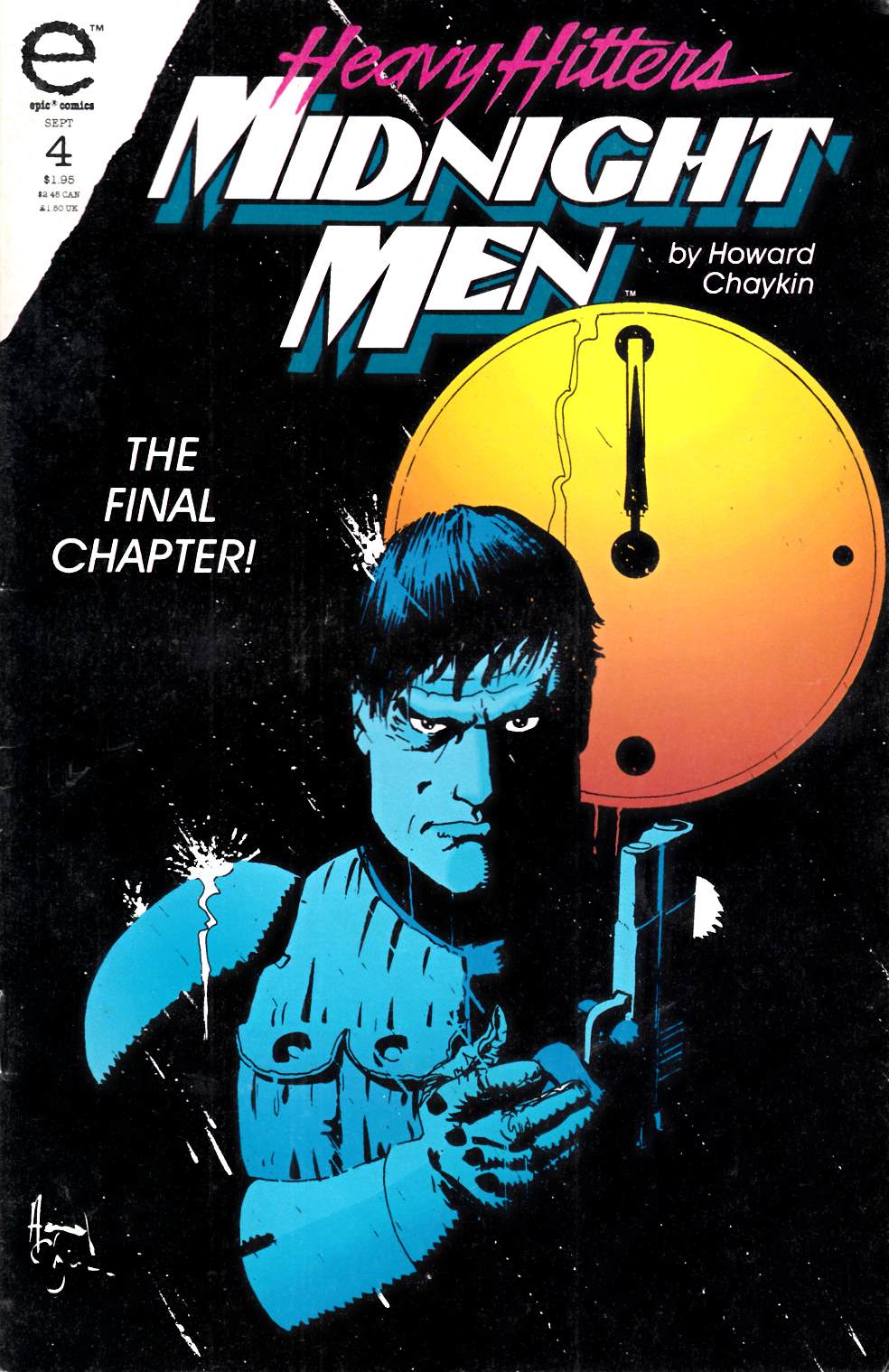 Midnight Men #4 Fine (6.0) [Marvel Comic] THUMBNAIL