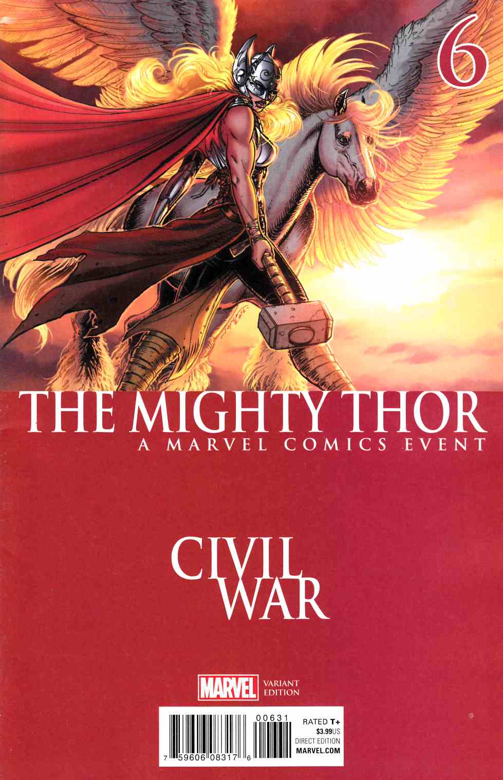 Mighty Thor #6 Civil War Variant Cover [Marvel Comic] THUMBNAIL