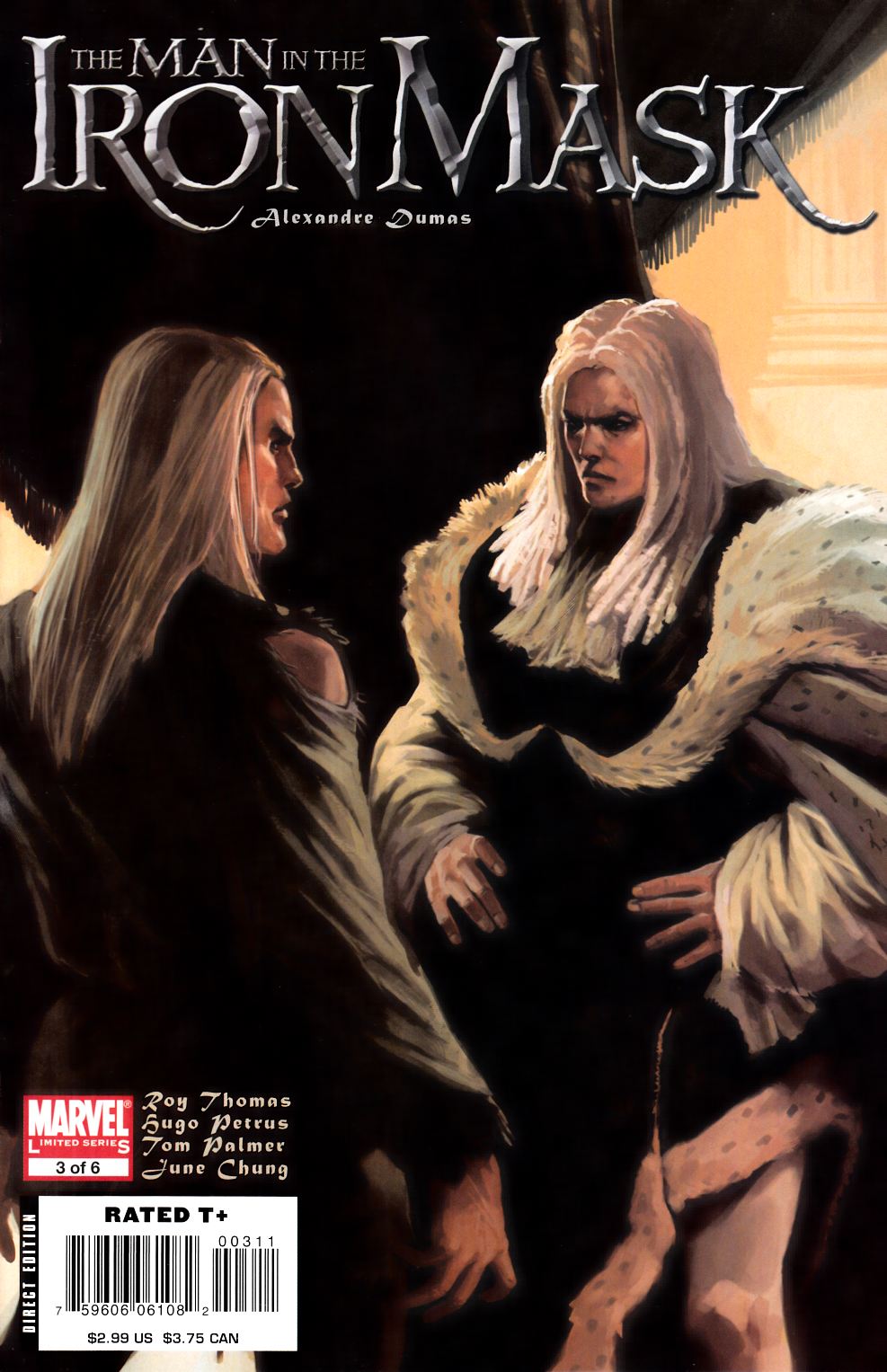 Marvel Illustrated the Man in the Iron Mask #3 Very Fine (8.0) [Marvel Comic] LARGE