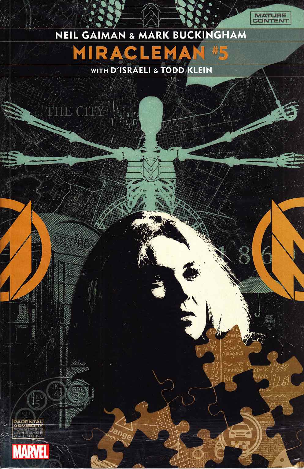 MiraclemanBy Gaiman & Buckingham #5 Bradstreet Variant Cover [Marvel Comic] THUMBNAIL