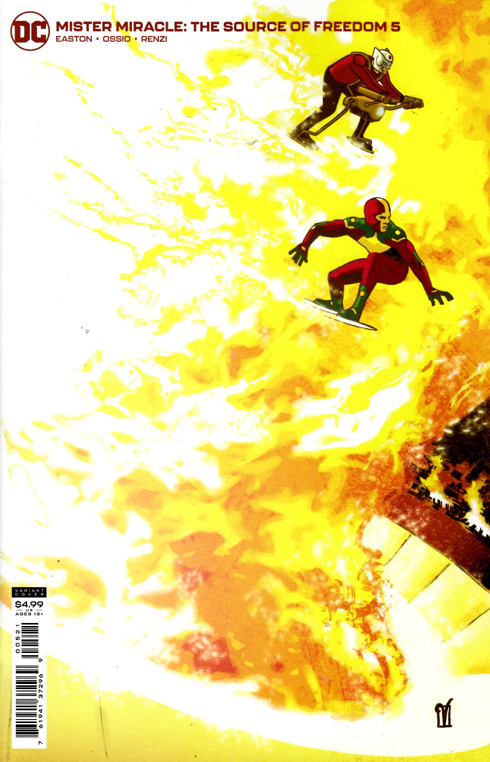 Mister Miracle the Source of Freedom #5 De Landro Variant Cover Near Mint (9.4) [DC Comic] LARGE