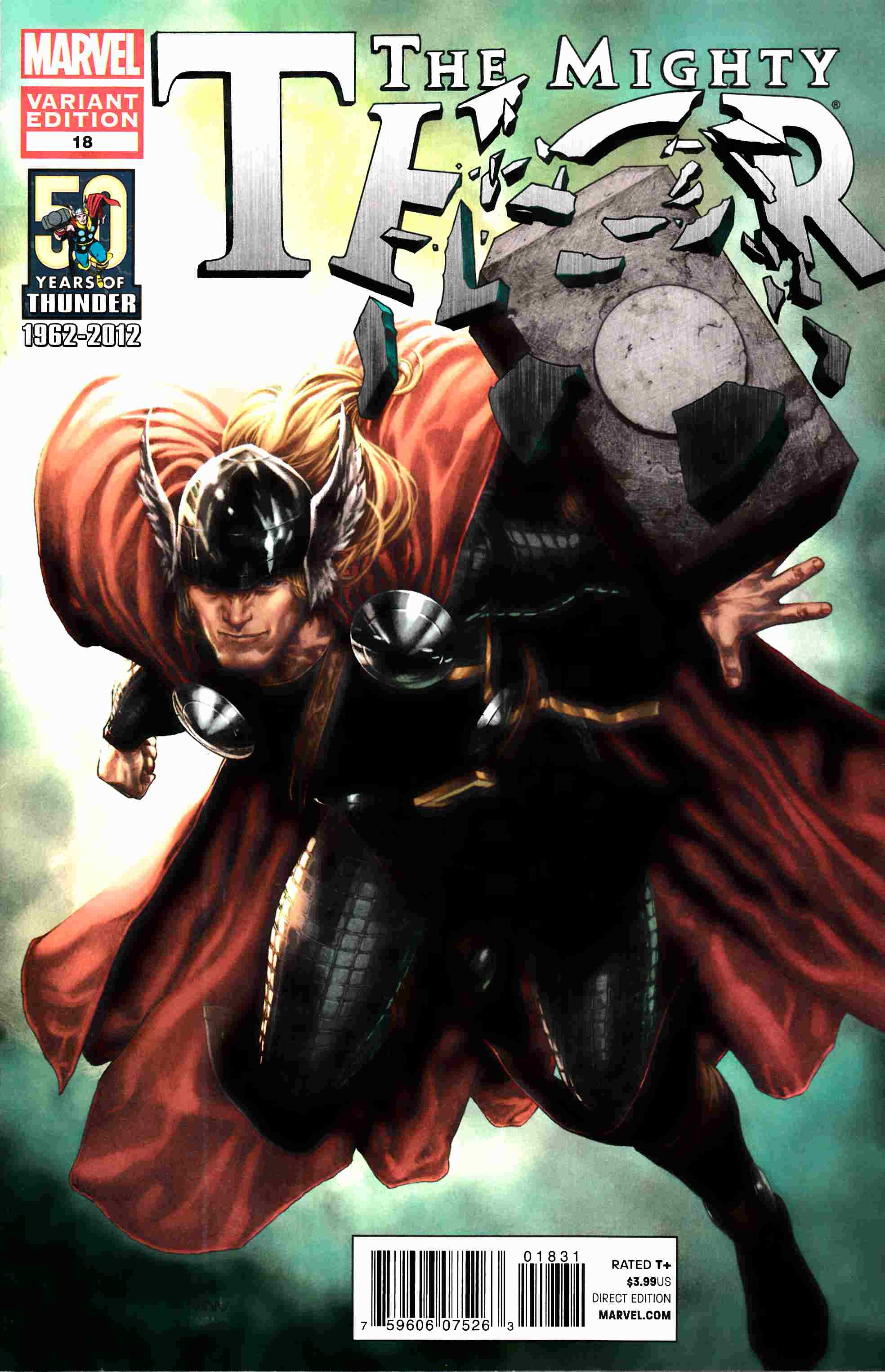 Mighty Thor #18 Thor 50th Anniversary McNiven Cover Very Fine (8.0) [Comic] THUMBNAIL