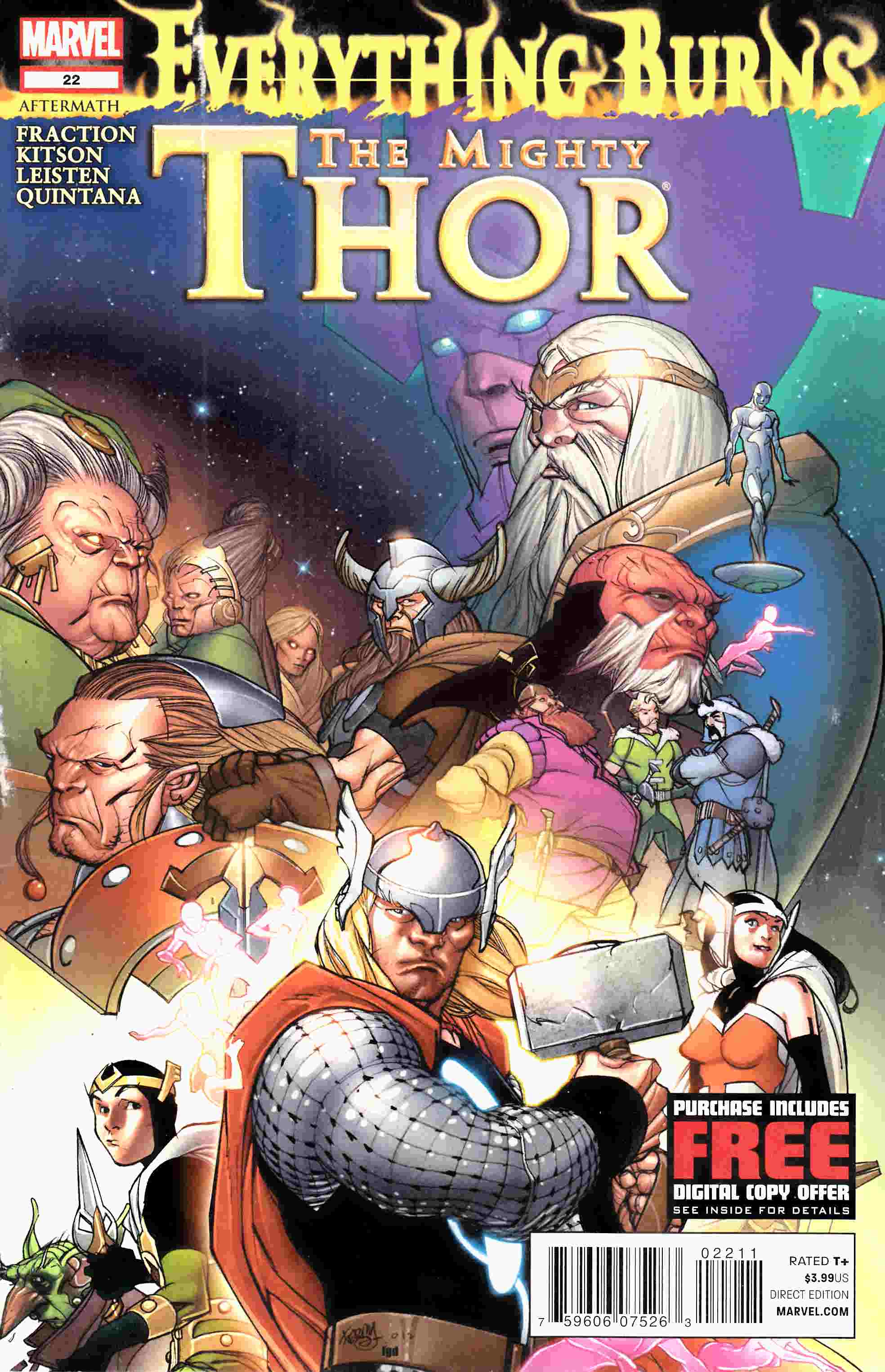 Mighty Thor #22 Very Fine (8.0) [Marvel Comic] THUMBNAIL