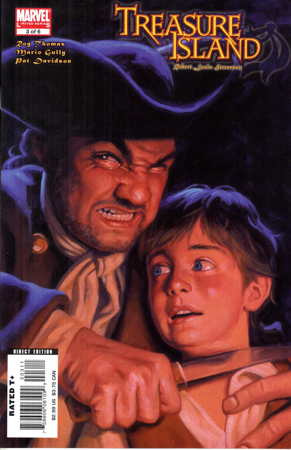 Marvel Illustrated Treasure Island #3 Very Fine (8.0) [Marvel Comic] LARGE