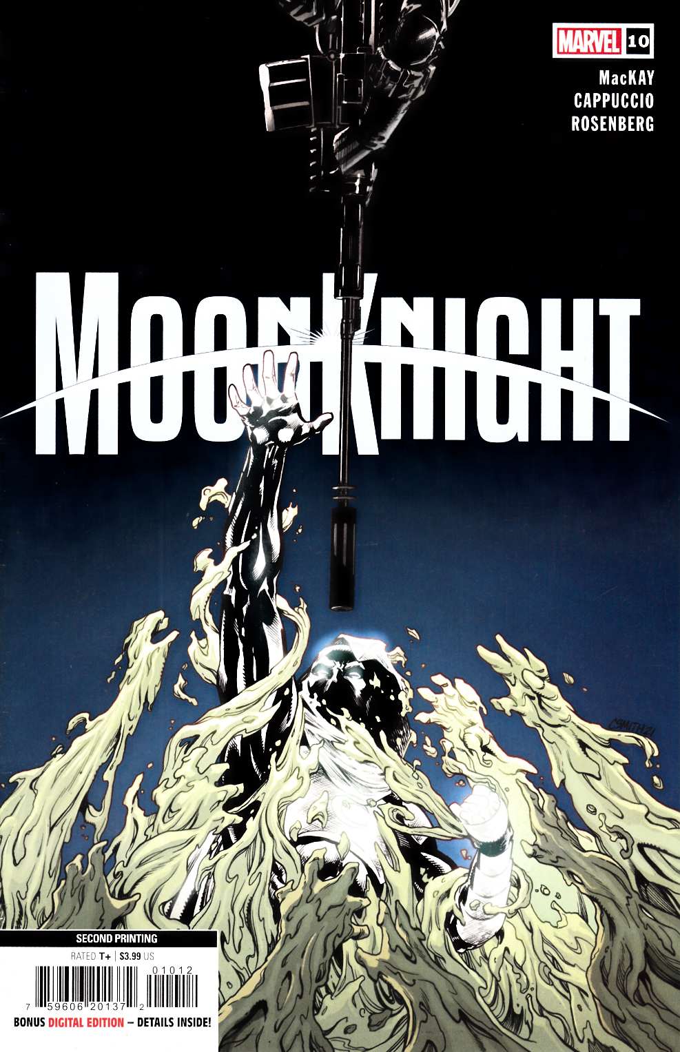 Moon Knight #10 Second Printing Near Mint (9.4) [Marvel Comic] THUMBNAIL
