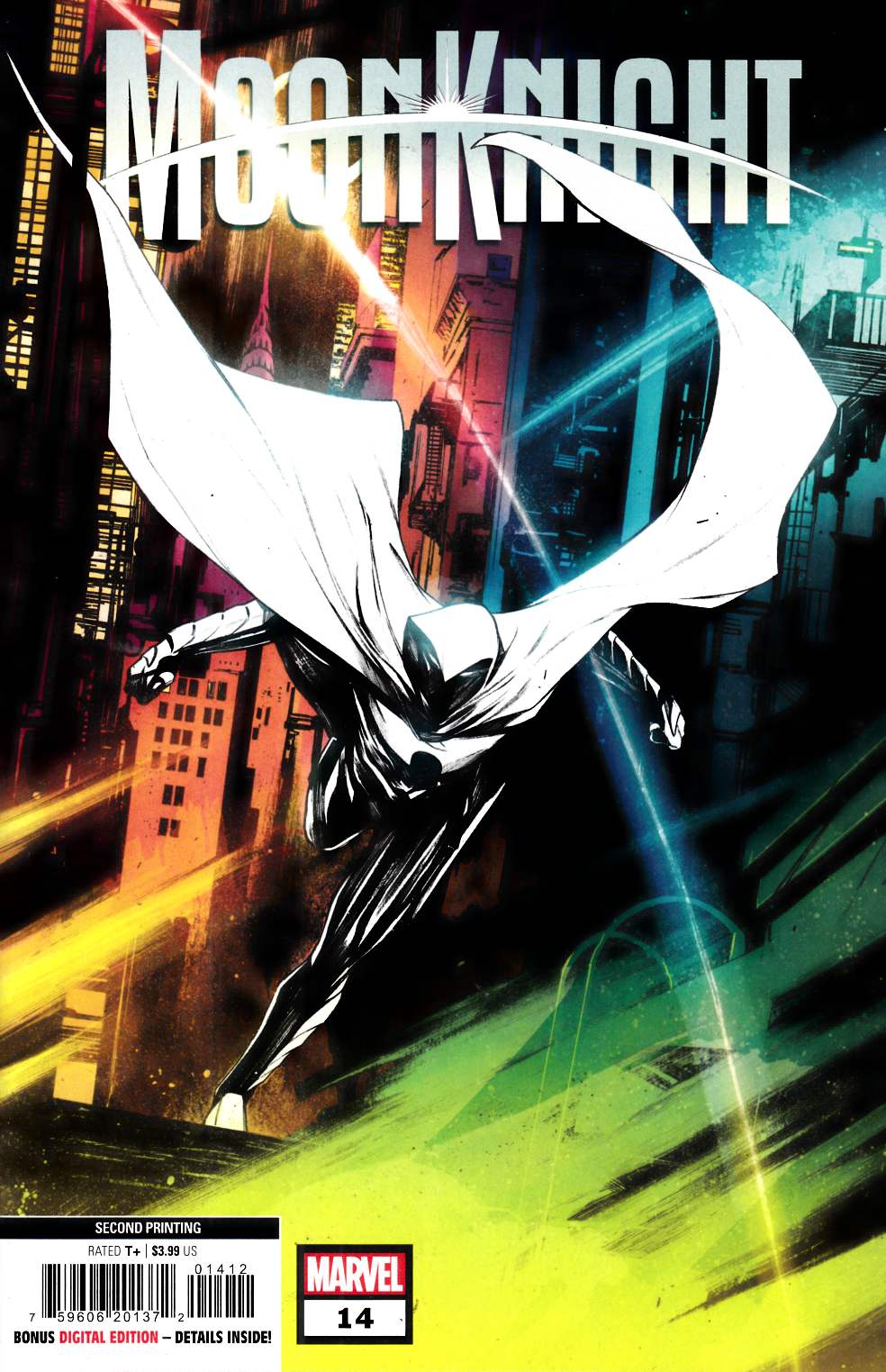 Moon Knight #14 Second Printing Near Mint (9.4) [Marvel Comic] THUMBNAIL