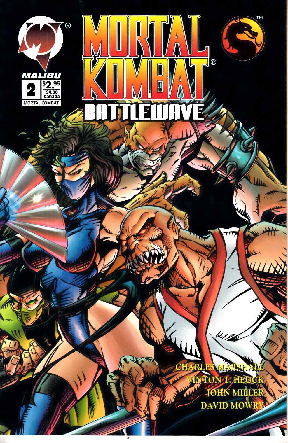 Mortal Kombat Battlewave #2 Very Fine (8.0) [Malibu Comic] LARGE