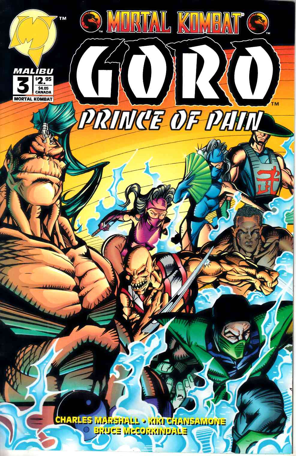 Mortal Kombat Goro Prince of Pain #3 Fine (6.0) [Malibu Comic] LARGE
