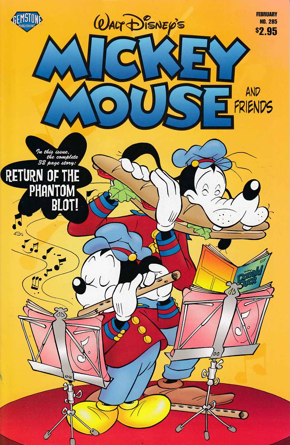 Mickey Mouse and Friends #285 Very Fine (8.0) [Gemstone Comic] THUMBNAIL