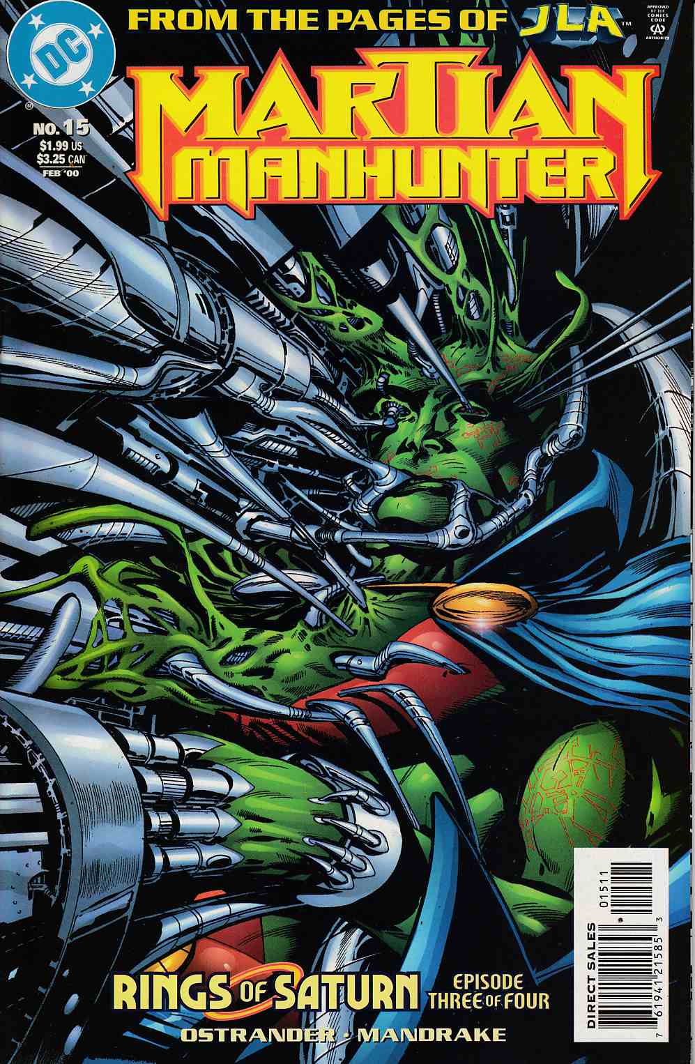 Martian Manhunter #15 Near Mint (9.4) [DC Comic] LARGE