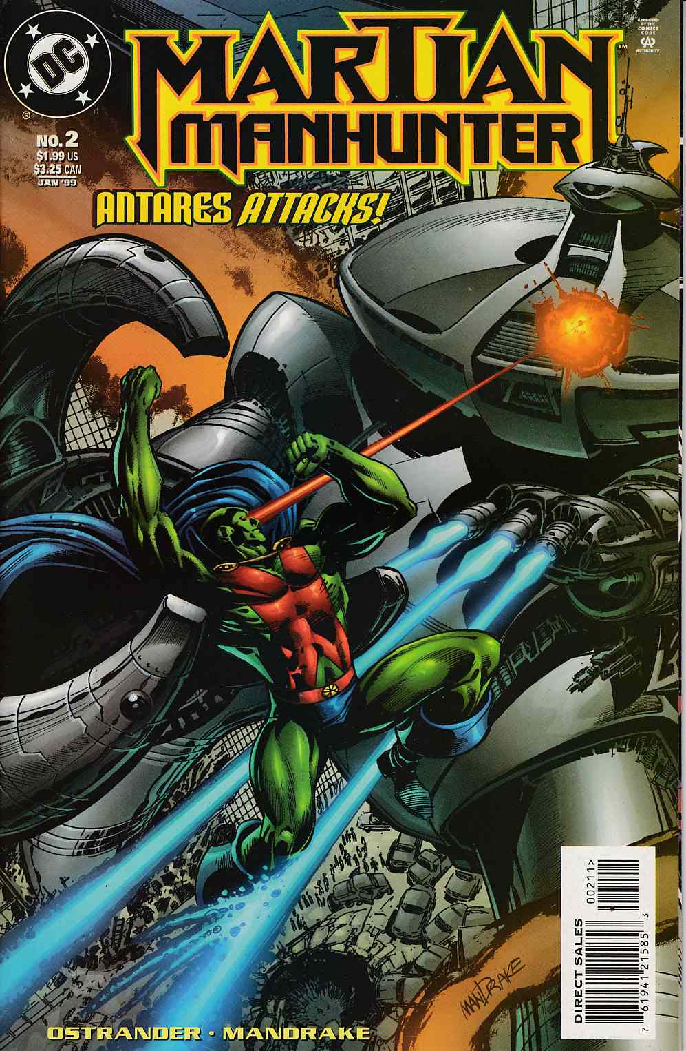 Martian Manhunter #2 Near Mint (9.4) [DC Comic] LARGE