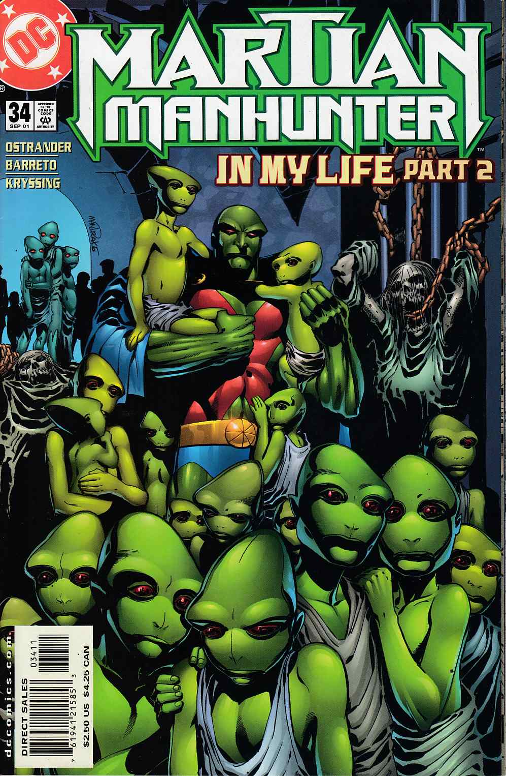 Martian Manhunter #34 Near Mint (9.4) [DC Comic] THUMBNAIL