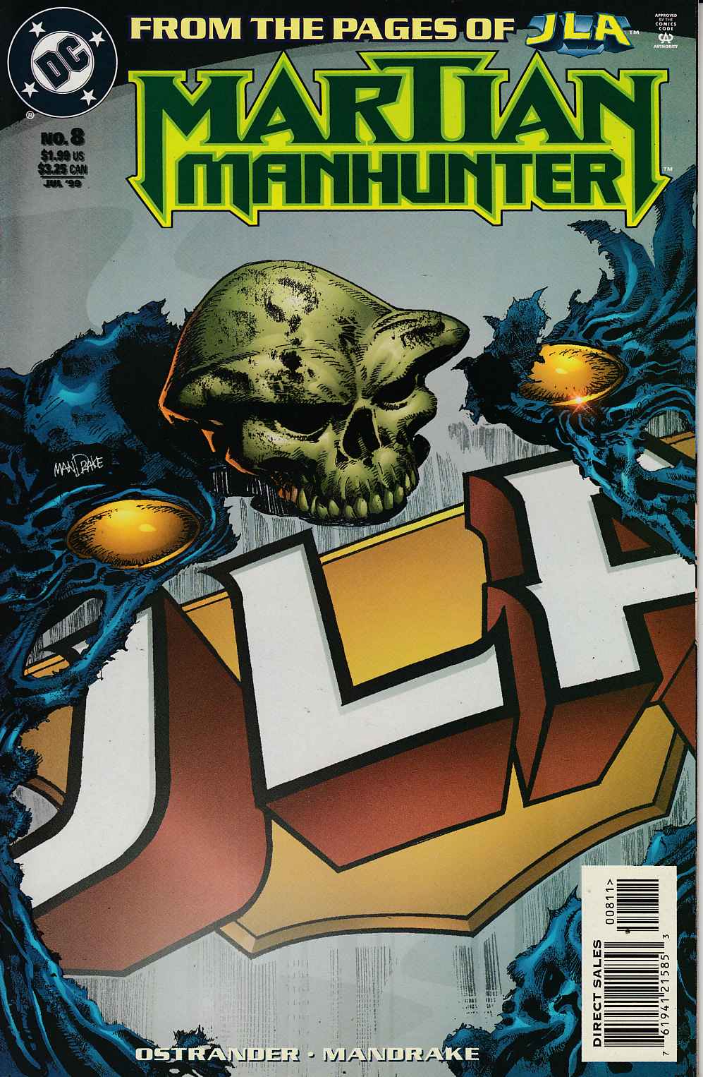 Martian Manhunter #8 Near Mint (9.4) [DC Comic] LARGE