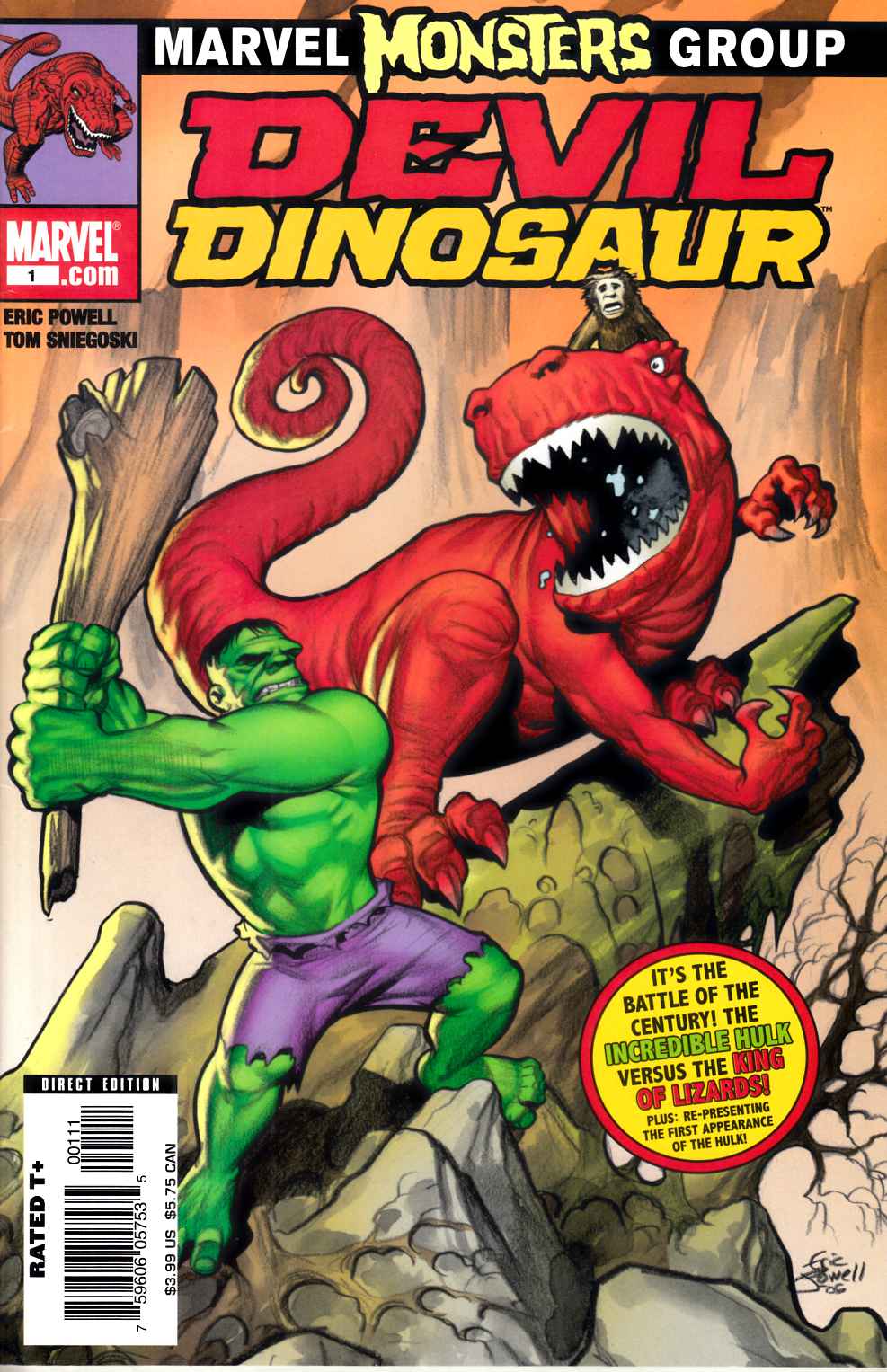 Marvel Monsters Devil Dinosaur #1 Very Fine (8.0) [Marvel Comic] LARGE