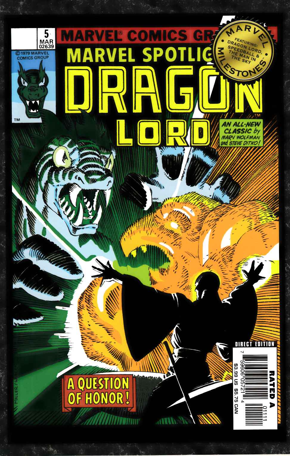 Marvel Milestones Dragon Lord Speedball and Man in the Sky Fine (6.0) [Marvel Comic] LARGE