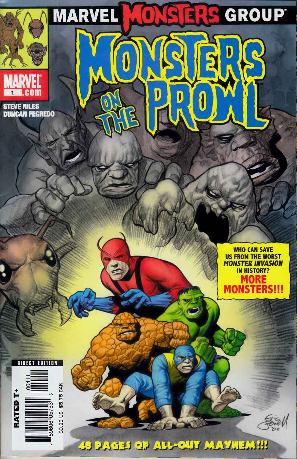 Marvel Monsters Monsters on the Prowl #1 Fine (6.0) [Marvel Comic] LARGE