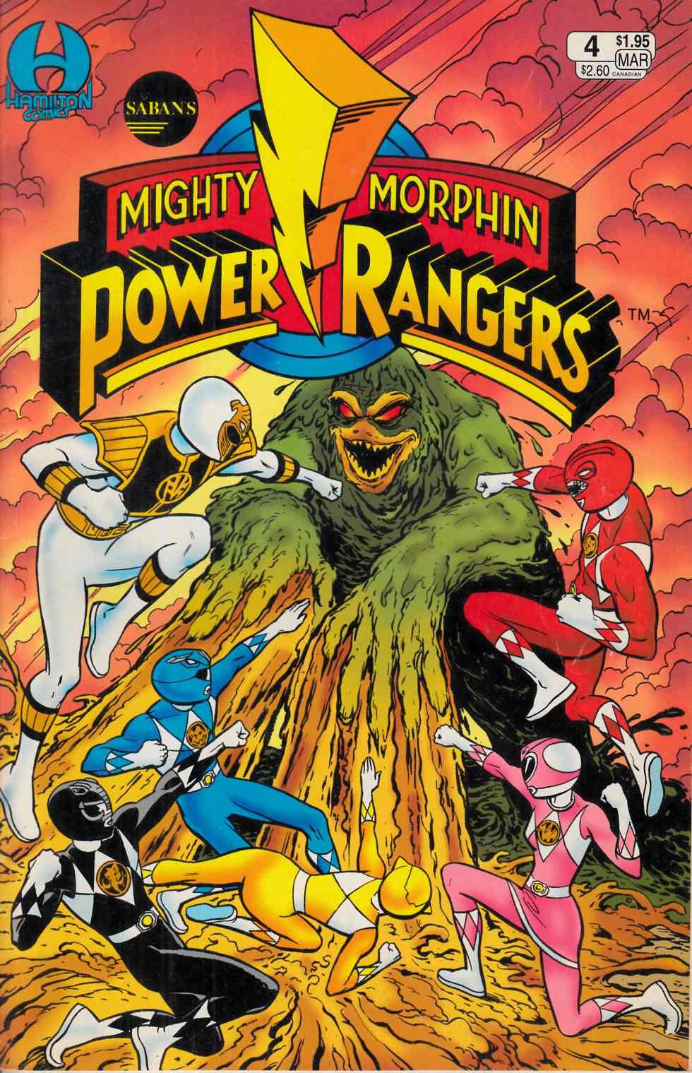 Mighty Morphin Power Rangers #4 Near Mint (9.4) [Hamilton Comic] THUMBNAIL